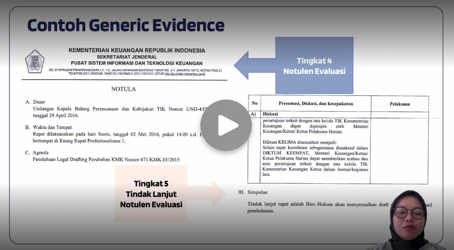 Video pembelajaran keenam