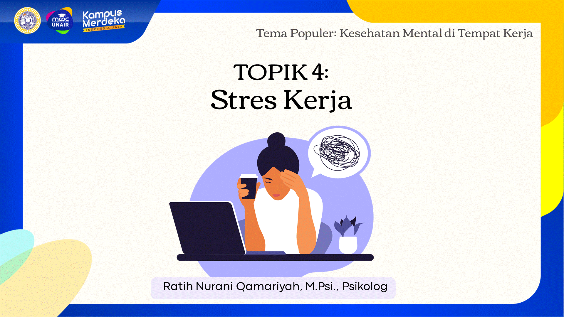 TOPIK 3 : STRES KERJA